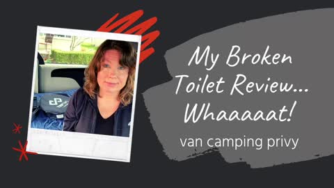 Van Camping Toilet Review