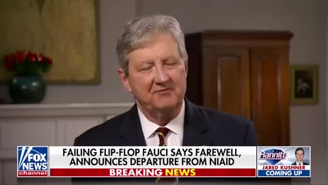 Sen. Kennedy has a message for Dr. Fauci following decision to step down