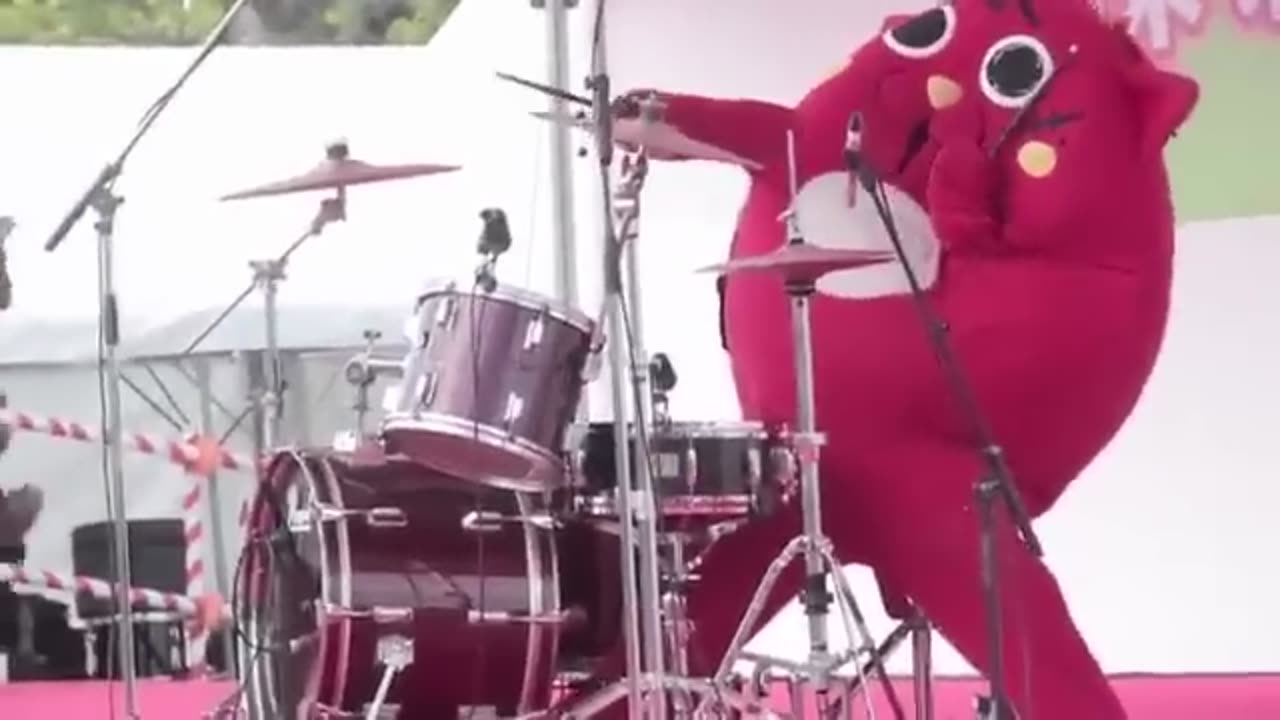 Mascot Drummer