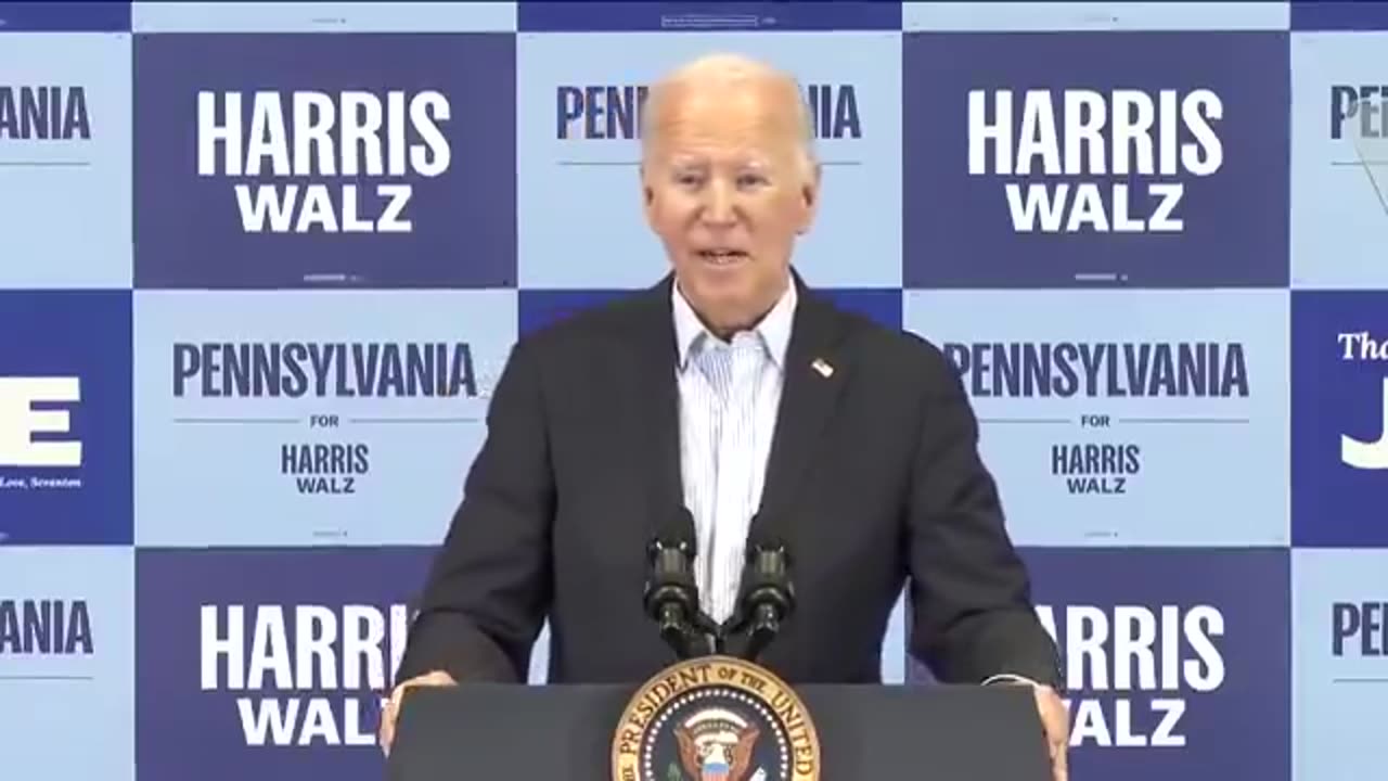 Confused Biden Now Wants to Smack "Garbage" Trump Supporters on the A**