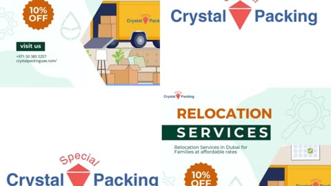 Top Relocation Companies In Dubai|Crystal Packing