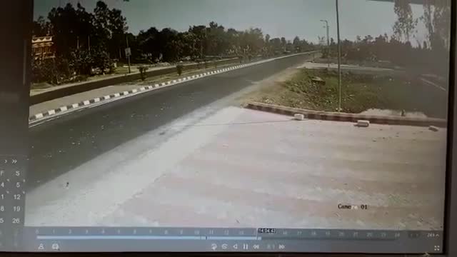 Road Accident Cc Tv footage😮