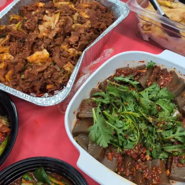 Korean American Potluck! (#blessed #yummy)