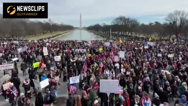 Thousands Attend Anti Vaccine Mandate Protest In Washington