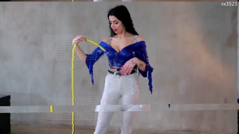 WETLOOKER_ Soaked white pants vx3523 (new teaser) 