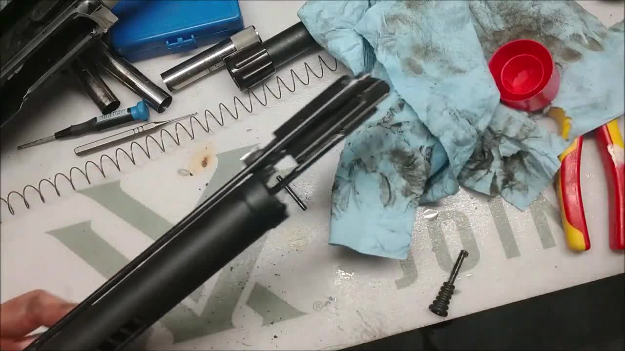 Beretta 1301 Semi Auto Shotgun Disassembly and Cleaning: SHE DIRTY (Gas Driven 12ga)