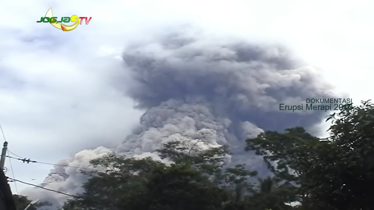 track record of the 2010 volcanic eruption of Mount Merapi