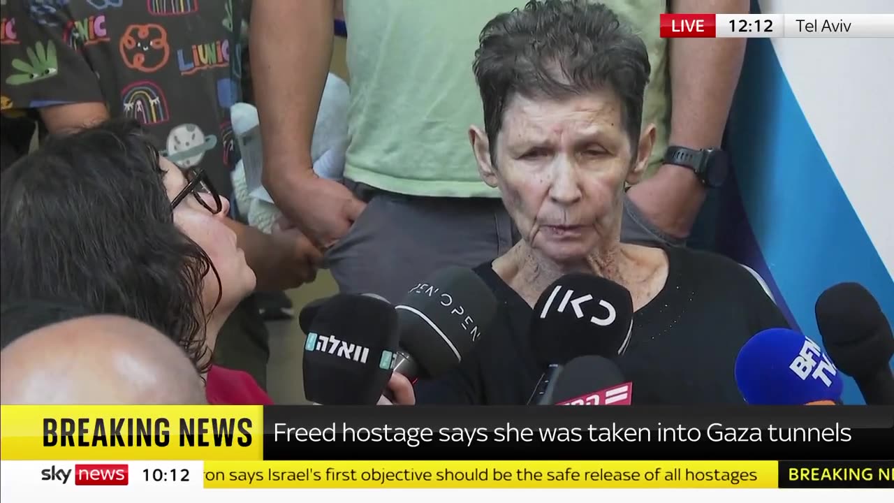 Isreali hostages freed from captivity speaks