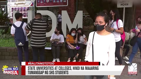 State Universities at Colleges, hindi na maaaring tumanggap ng SHS students