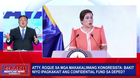 Atty. Roque sa mga makakaliwang kongresista: Bakit niyo ipagkakait ang confidential fund sa DepEd?