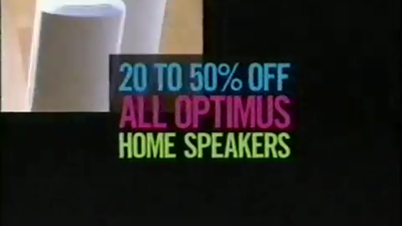 February 18, 2000 - Optimus Speakers On Sale at Radio Shack