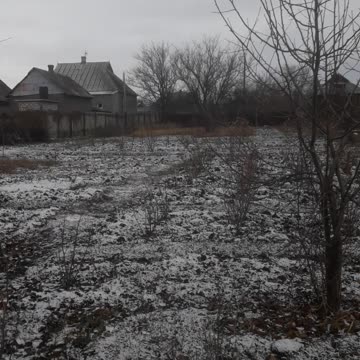 Light snow in the garden