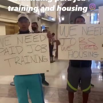 Illegals in Chicago protesting because they demand better housing, safer living conditions, jobs
