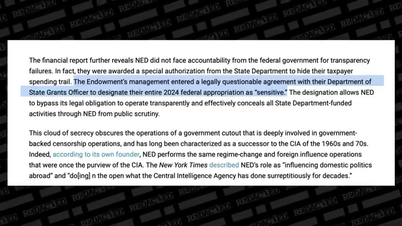 BOMBSHELL! State Department caught SECRETLY acting as CIA in hidden programs | Redacted News