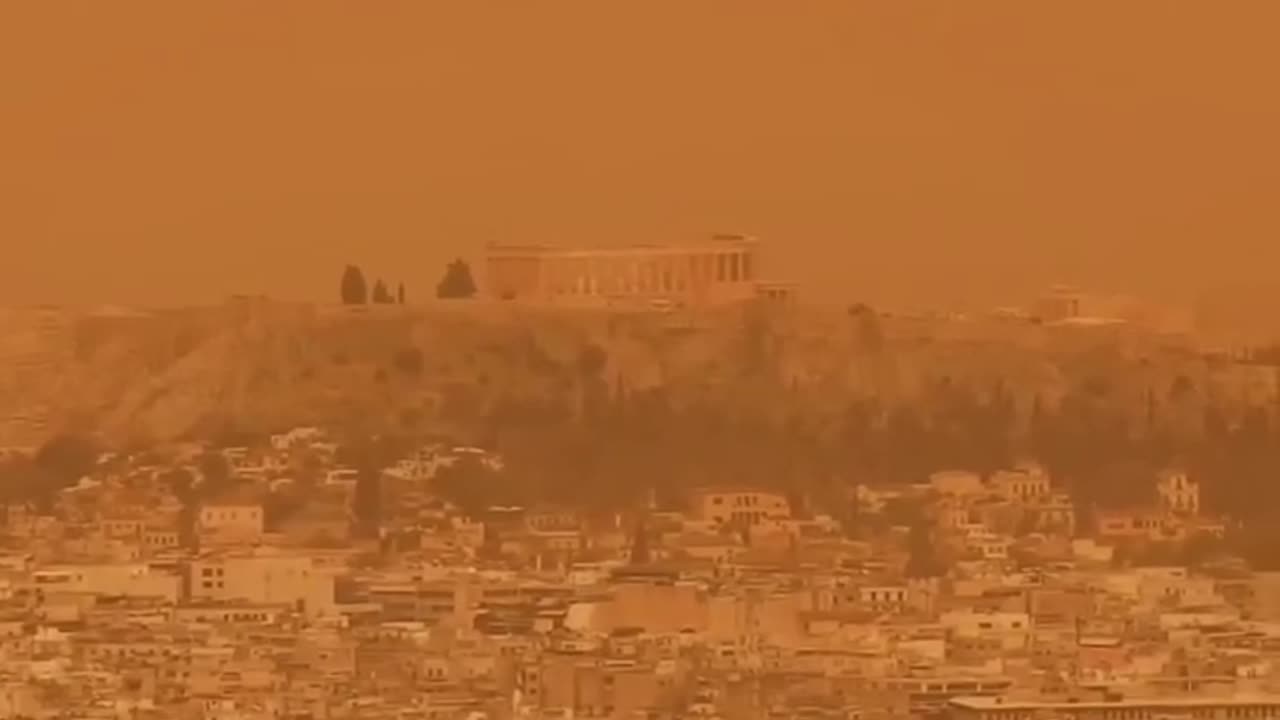 Η Αθήνα σε σκηνικό Σαχάρας 🌅🏜🏜 23.04.24-Το εντονότερο φαινόμενο που έχει συμβεί