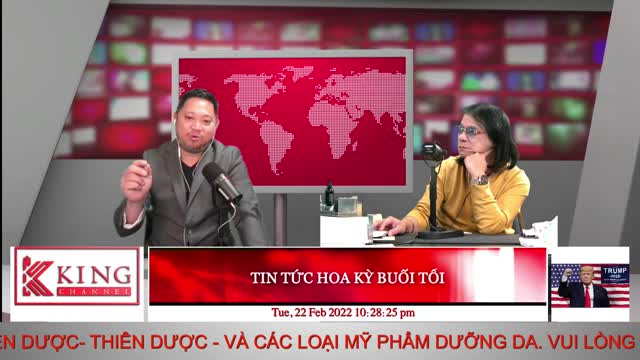 TIN TỨC HOA KỲ BUỔI TỐI - 02/22/2022 - The KING Channel