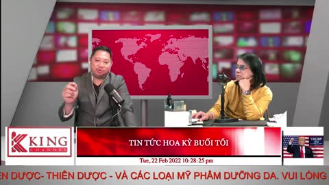 TIN TỨC HOA KỲ BUỔI TỐI - 02/22/2022 - The KING Channel