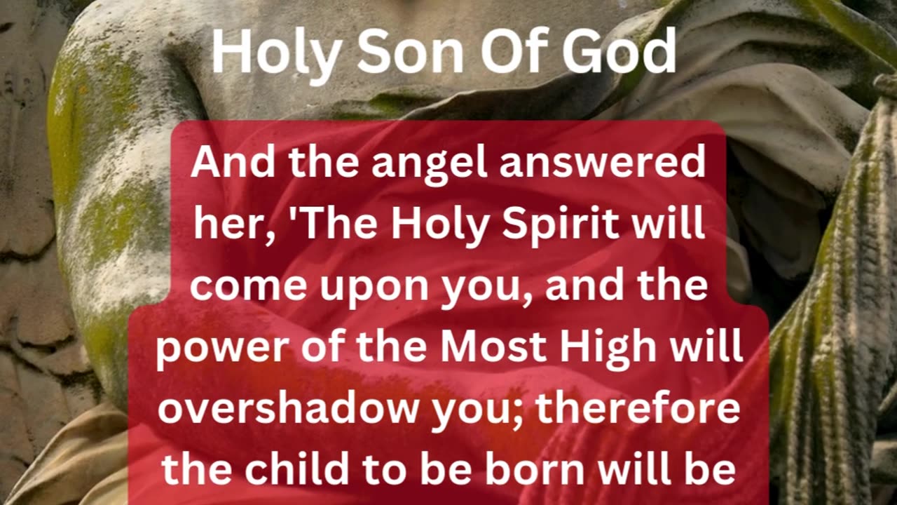 Jesus Birth: Holy Son of God