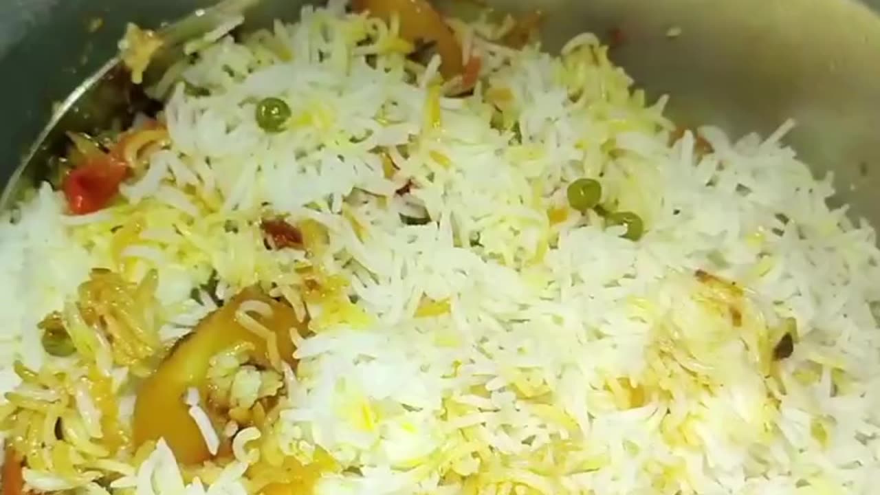 How to cook vegitable rice