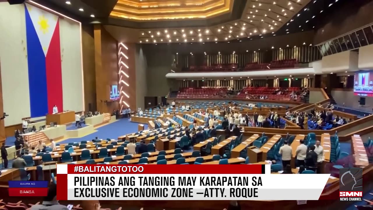 Pilipinas ang tanging may karapatan sa exclusive economic zone —Atty. Roque