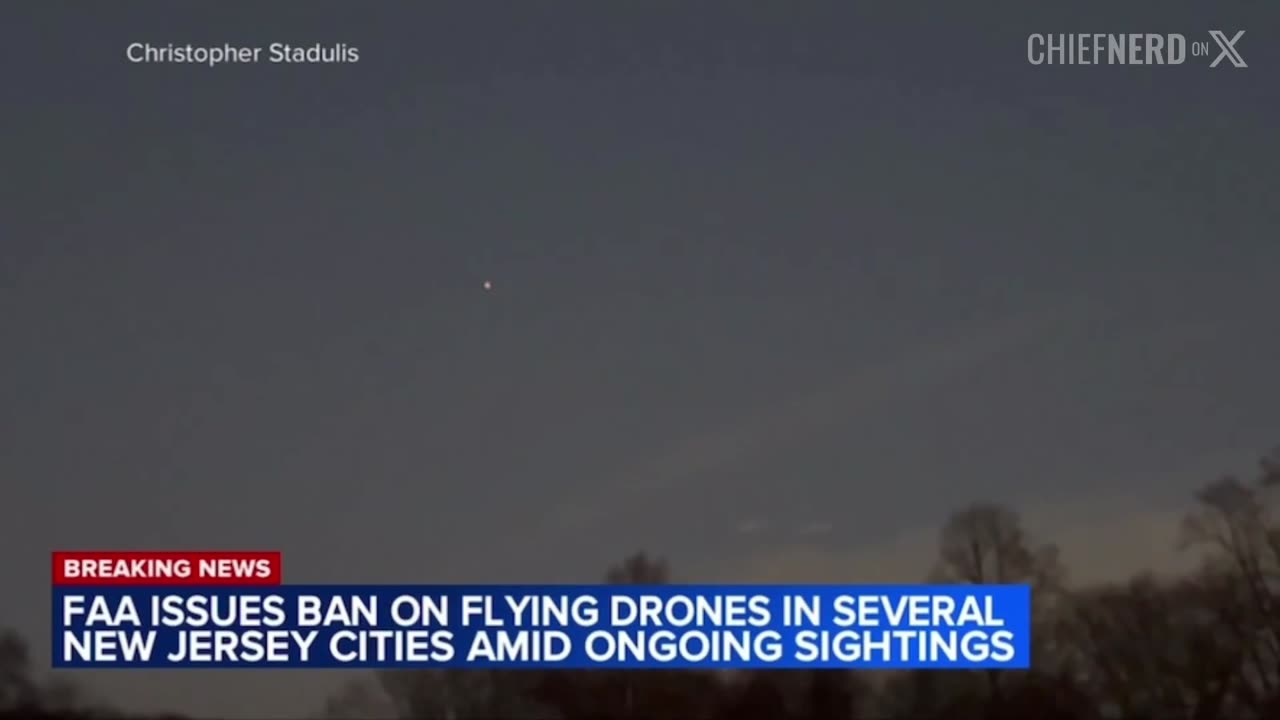 FAA Bans Drones in Parts of New Jersey Until January 17th Due to ‘Special Security Reasons’