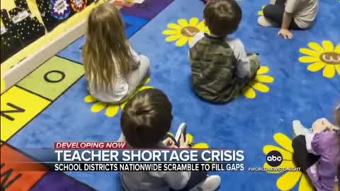 Teacher shortages increase across US(3）