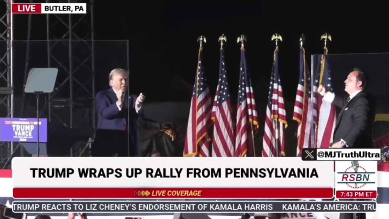 HALLELUJAH Performance - Trump Rally - Butler, PA - 10/5/24