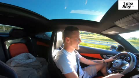 Street Race - Mercedes AMG VS Mustang GT