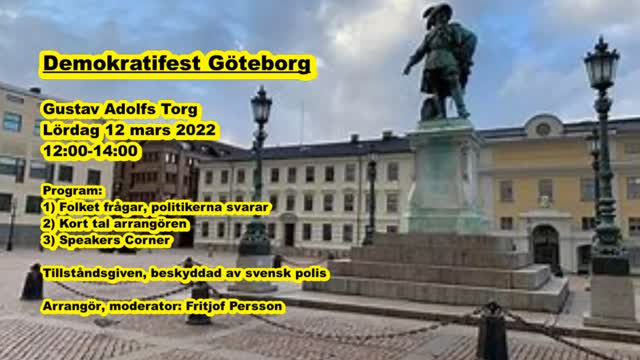 Demokratifest i Göteborg