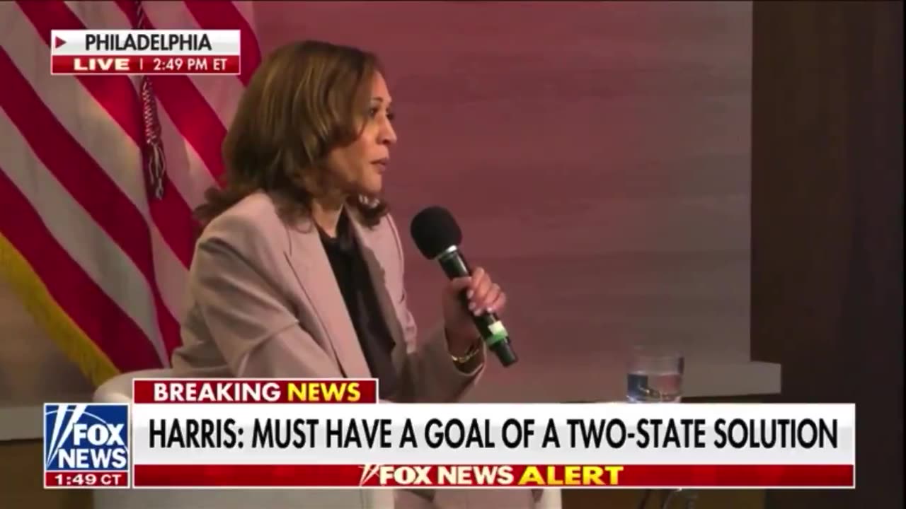 Kamala Harris ‘Entirely Supportive’ of Pausing Arms to Israel