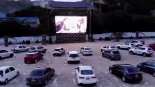 Autocine en prueba piloto