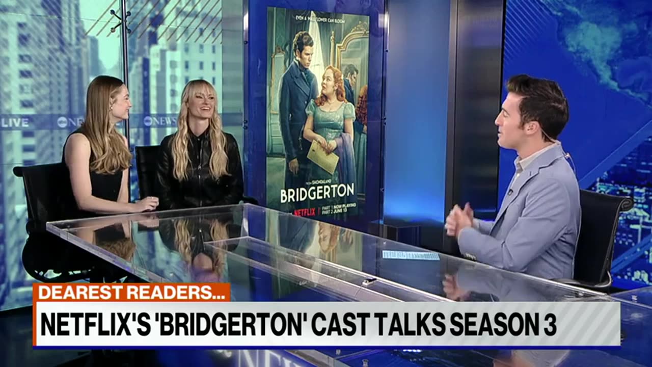 Hannah Dodd and Jessica Madsen dish on new season of 'Bridgerton' ABC News