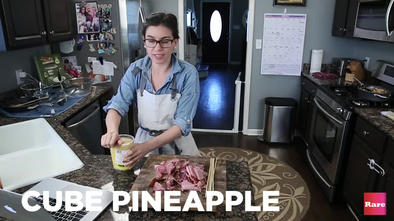 Leftover Ham Pineapple Kabobs with Elissa the Mom | Rare Life