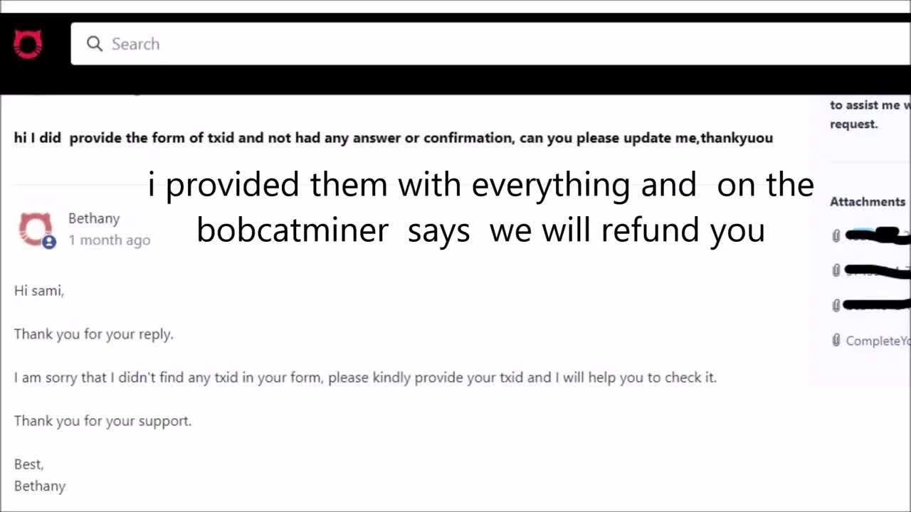 BOBCAT miner scam