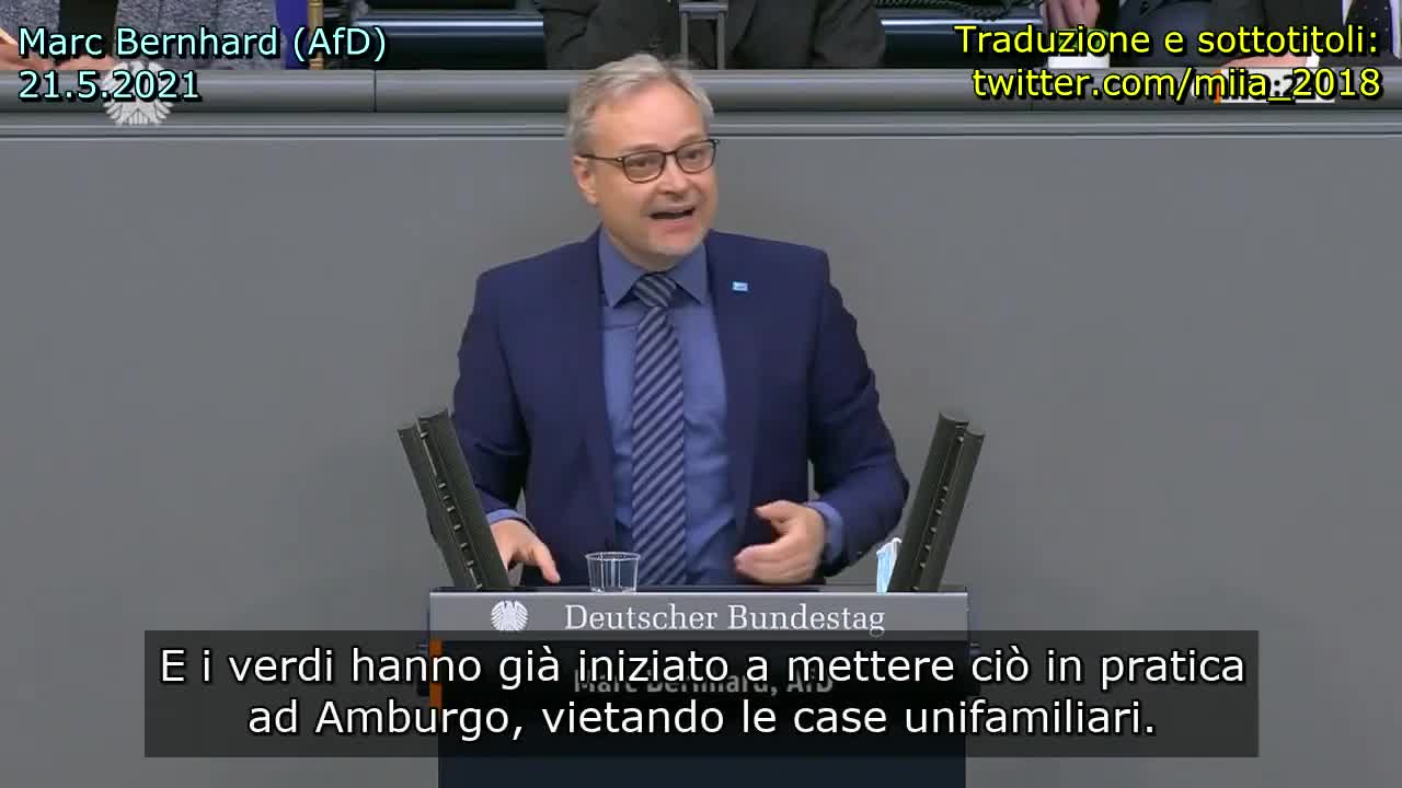 Marc Bernhard (AfD) su Great Reset Summit e abolizione proprietà privata [SUB ITA]