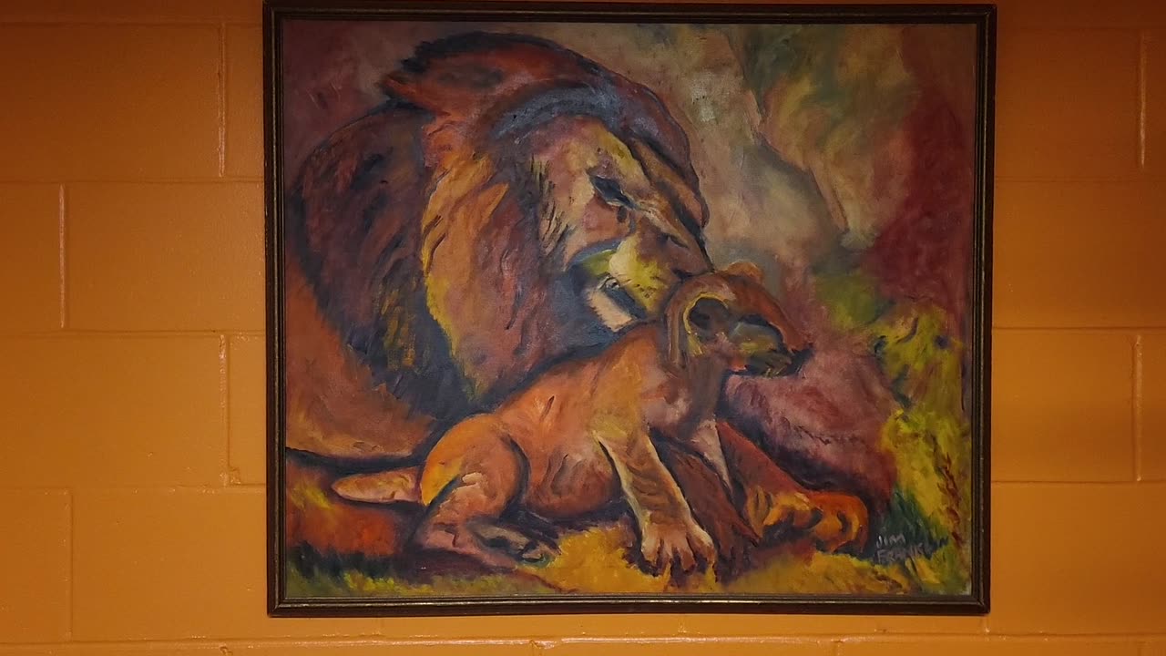 Lion and his cub