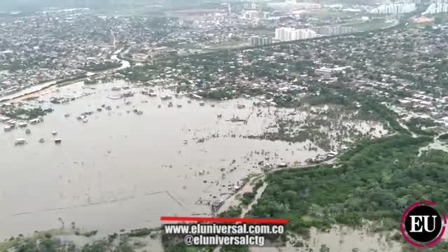 [Video] Sobrevuelo Cartagena: el día después de la tormenta
