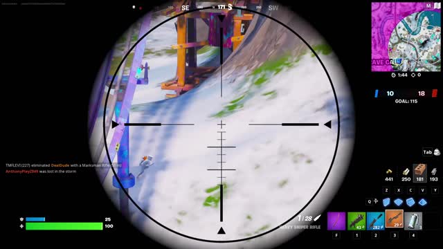 fortnite snipe