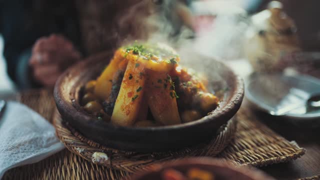 une plat chaud marocaine