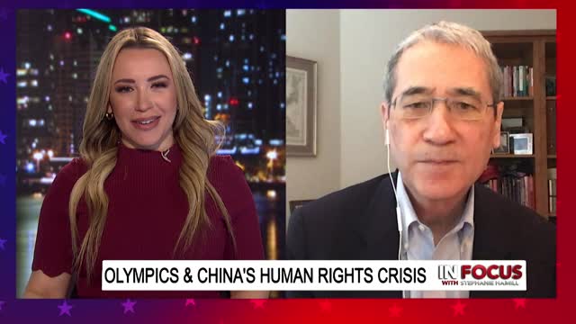 'IN FOCUS' -- Stephanie Hamill with Gordon Chang