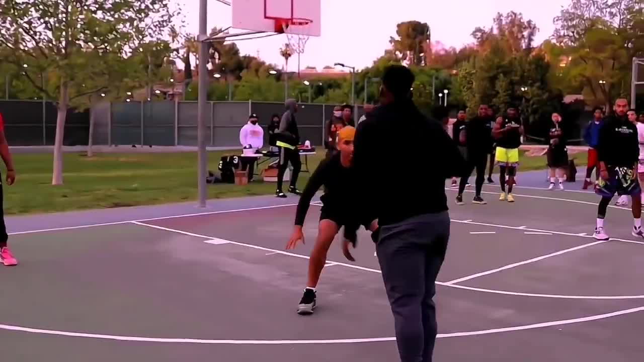 Wonderful basketball scene