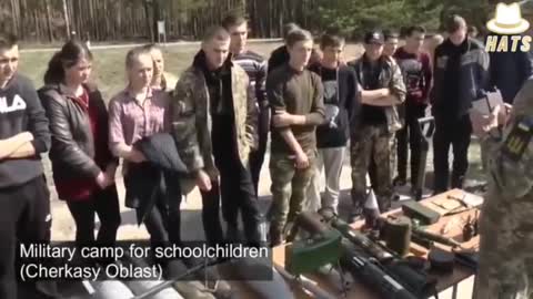 🔥Ukraine has actively been training children for military duty for a number of years❗️