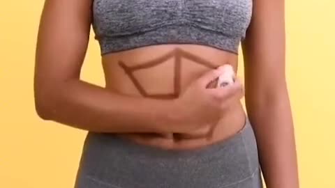 How to give yourself a quick six-pack, is it very simple