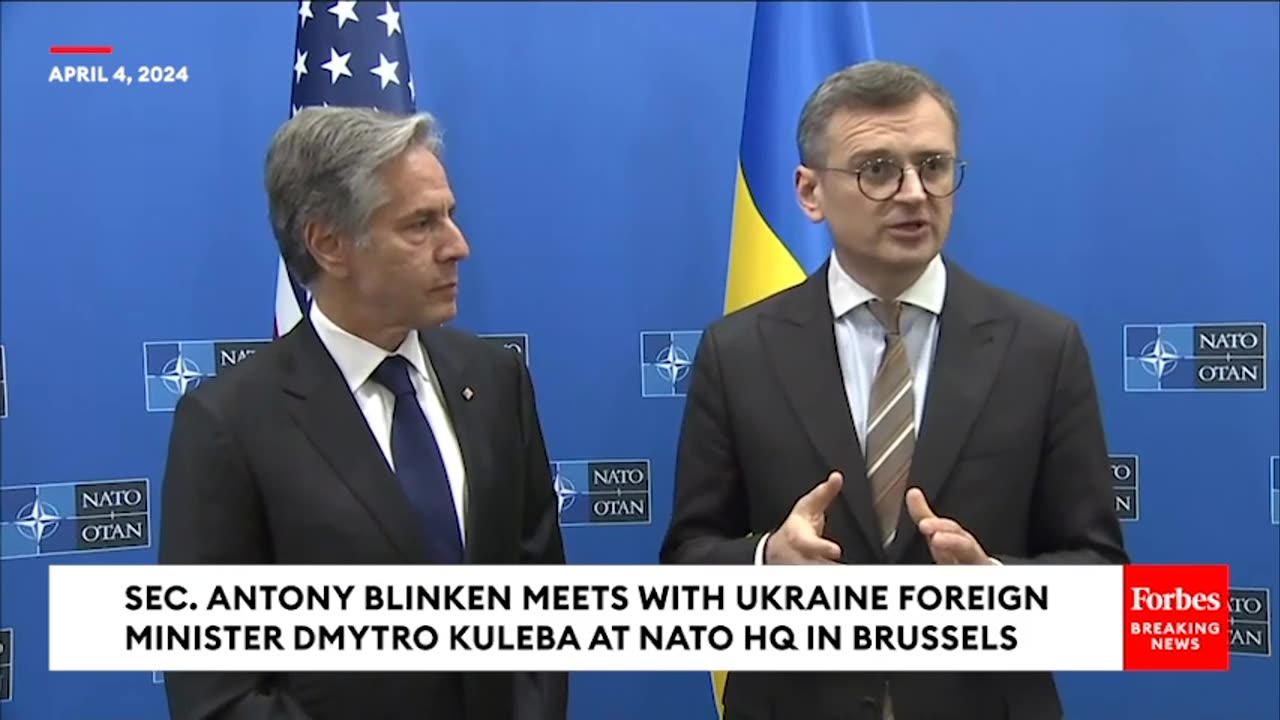 NEW: Blinken Says Ukraine Will Become NATO Member During Trip To Brussels, Belgium