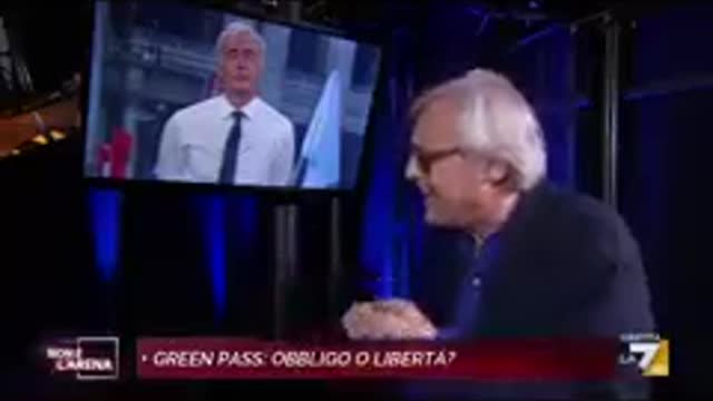 VITTORIO SGARBI, IL GREEN PASS E' UN RICATTO