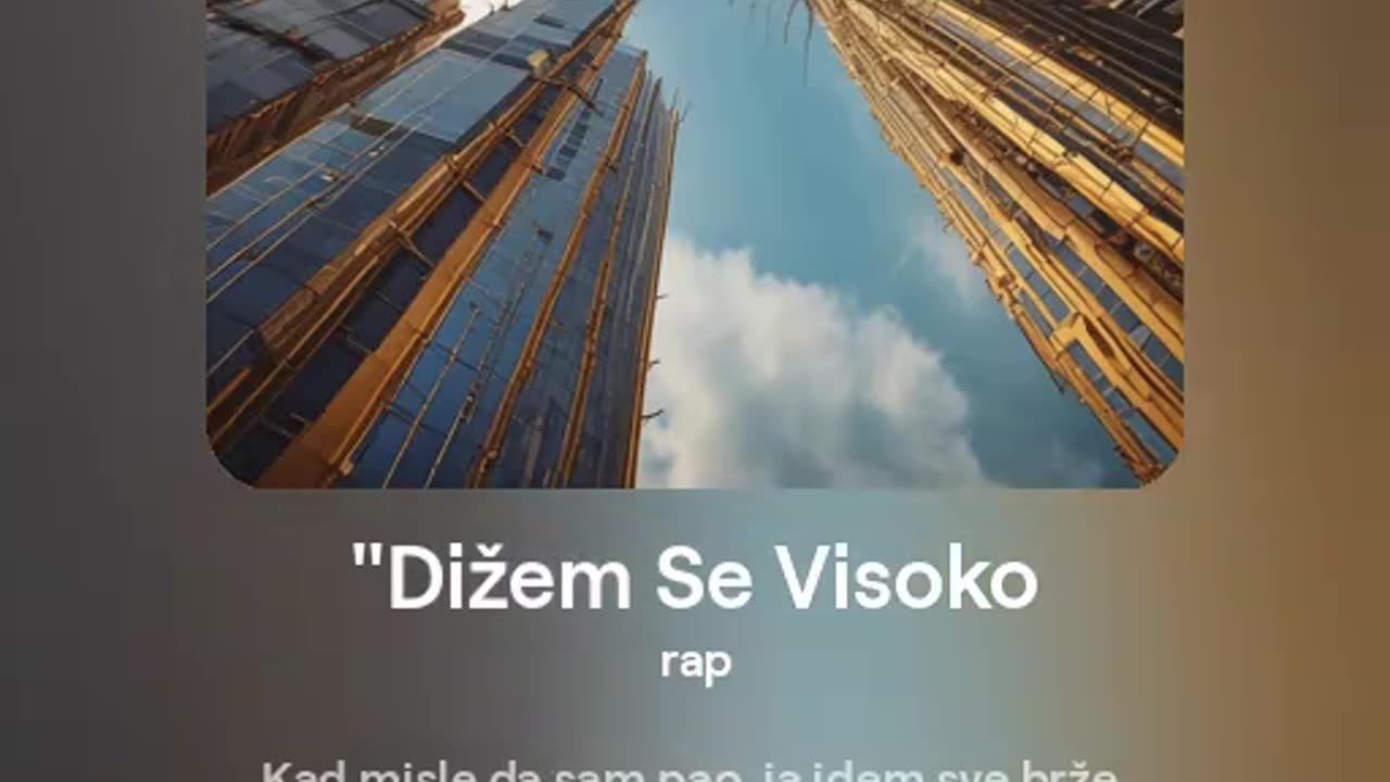 Dižem se visoko