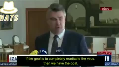 "Φτάνει πια μ' αυτή την υστερία των εμβολίων!" Πρόεδρος της Κροατίας Ζόραν Μιλάνοβιτς