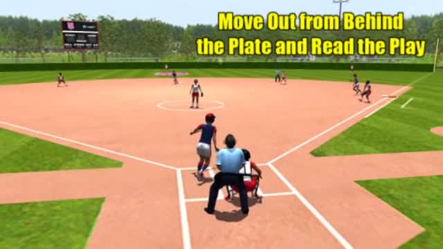 3 Umpires - Runner On 1B & 2B - Extra Base Hit To Outfield