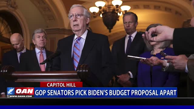 GOP senators pick apart Biden's budget proposal