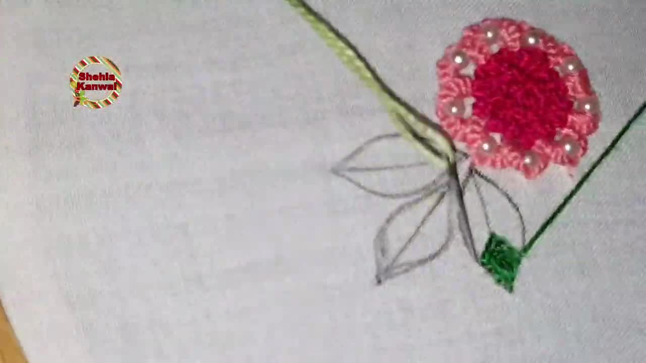 Hand Embroidery,Amazing Trick With Bobbin Trick,Easy Hand Stitch Never Seen Before Sewing Hack